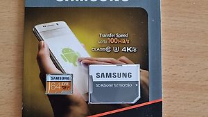 Samsung EVO - micros SD Card (microSDXC, 64 GB, U3, UHS-I)