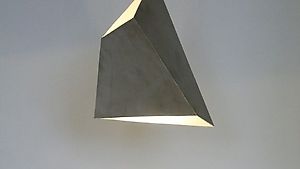 Design Metall-Lampe Cutting Corners, Björn Anderson