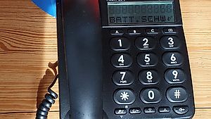 Aton C30 Swisscom Telefonapparat mit grossen Tasten