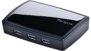 TARGUS USB 3.0 Hub 7-Port, Schwarz (ACH120EU)