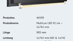 Aquarium-Lampe / Juwel MultiLux LED