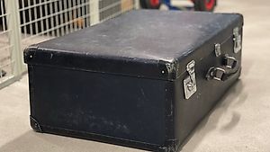 Vintage Globe-Trotter Koffer Gross in Blau
