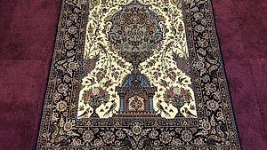 Isfahan Korkwolle auf Seide 219 x 150