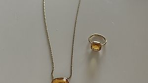 Michael Kors set - neckless and ring