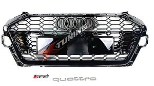 GRILL RS4 SCHWARZ AUDI A4 S4 B9 8W FACELIFT 19-22
