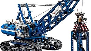 Lego Technik 42042 Crawler Crane, Raupenkran blau