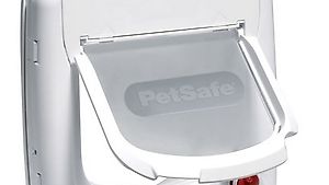 PetSafe Infrarot-4-Wege-Katzenklappe Deluxe 500 Weiss 5008
