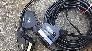 SCART Kabel für TV, Video, Recorder, etc.