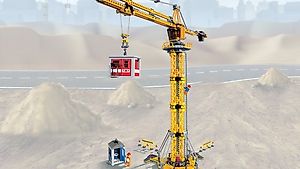 Lego City 7905 Tower Crane, Kran, riesig
