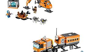 Lego 2x Arktis - Aussenposten und Helikopter