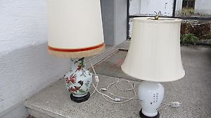 China-Lampe Porzellan-Lampe Leuchte Tischleuchte TOP!