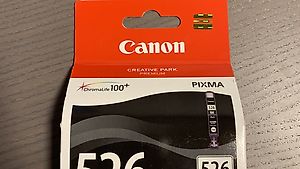2x Original Tintenpatrone Canon Pixma CLI-526BK