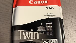 Twin-Packung Original Tintenpatrone Canon Pixma PGI-525PGBK