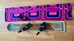 Snowboard Raceboard Santa Cruz R155N 155 cm mit Bindung
