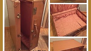 Grande valise vintage, Crouch Fitzgerald New York, bon état