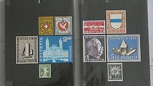 Schweizer Briefmarken Band 1 und 2, 1973