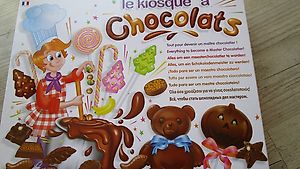 Le kiosque à chocolats et atelier de chocolats de Pâques
