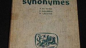 Dictionnaire des synonymes de 1961