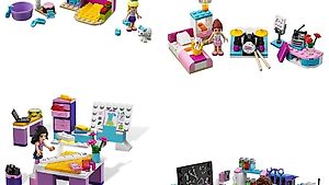 Lego 4x Friends, Pack 24, Workshop, Zimmer, Lamm