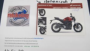 Honda CBF250NA CB250R 2018  Fahrerhandb. italienisch HLtReb