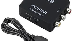 1080P Konverter von AV (3RCA) zu HDMI-Adapter TV CVSB L/R