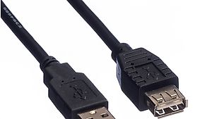 USB 2.0 Verlängerungskabel schwarz 3m