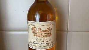 Monbazillac Château Haut Marsalet année 2000