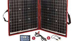 Faltbares Solarpanel 80W inkl. Controller & Kabel