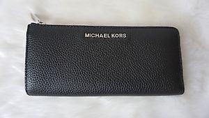 Michael Kors Leather Wallet/portemonnaie noir black