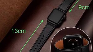 Leder-Armband für Apple Watch 42/44/45 mm