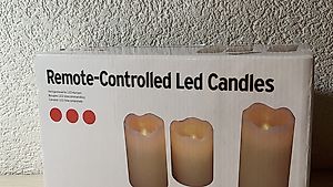 Remote Controlled LED Candels