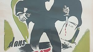 Original Filmplakat 1944, Belgien  Bela Lugosi 'Voodoo Man'
