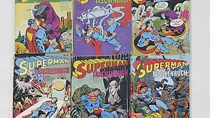 SUPERMAN Taschenbücher, 6 Stück
