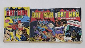 BAT MAN Taschenbücher, 3 Stück