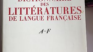Dictionnaire des litteratures de langue française
