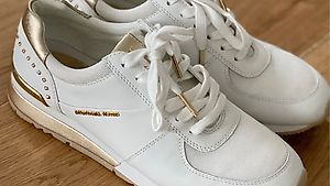 Michael Kors ALLIE WRAP TRAINER Sneaker weiss / gold / 38