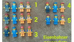 Lego Eisenbahner neuere Sets. einzeln