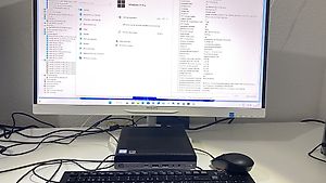 Office-PC-Set, HP EliteDesk 800 4G Monitor 27 Tastatur Maus