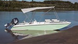Motorboot 5,8x1,76m metallic Farbe
