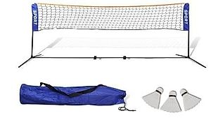 Badmintonnetz mit Ständer Federballnetz