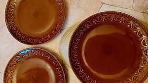 vaisselle ancienne, plateau four, assiette ovale céramique
