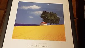 Cadre avec affiche de Gio Mondelli