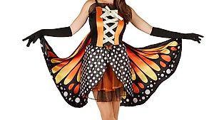 Kostüm Schmetterling Feuerfalter Größe M