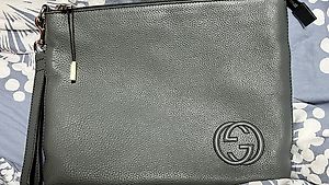 Gucci clutch with strap, Authentic
