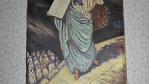 Bild Moses Bild auf Leine Gemalt oder Kunstkalender