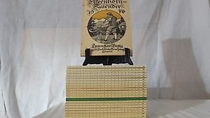 Buch "Alpenhorn Kalender" 1976 und 200 - 2021
