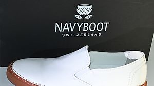40 NEU 250.- Navyboot Lederschuhe Sneaker Made In ITALY