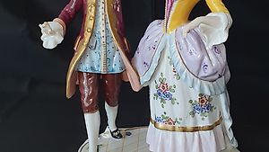 Tänzerpaar aus Porzellan