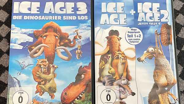DVD Ice Age 1-3