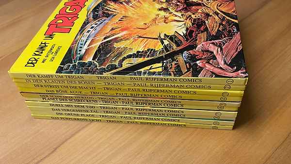 Comic-Sammlung "Trigan" von D. Lawrence, 1983 D, 10 Bände
